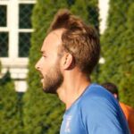 Ruben Mendes of Krakow Dragoons FC running during a Sunday League match