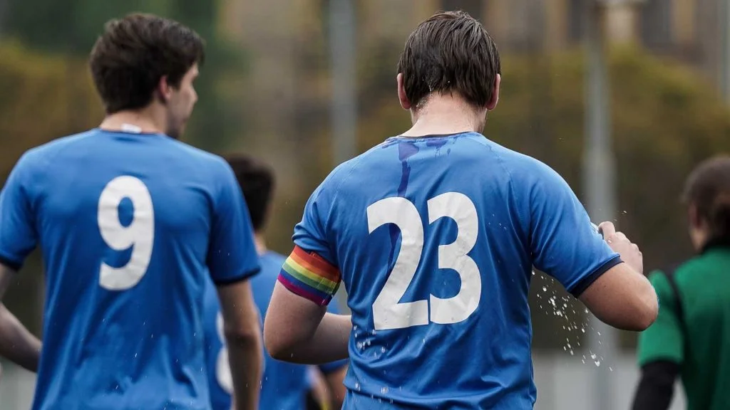 Adrian Paliś and Mark Szczesnowicz of Krakow Dragoons FC