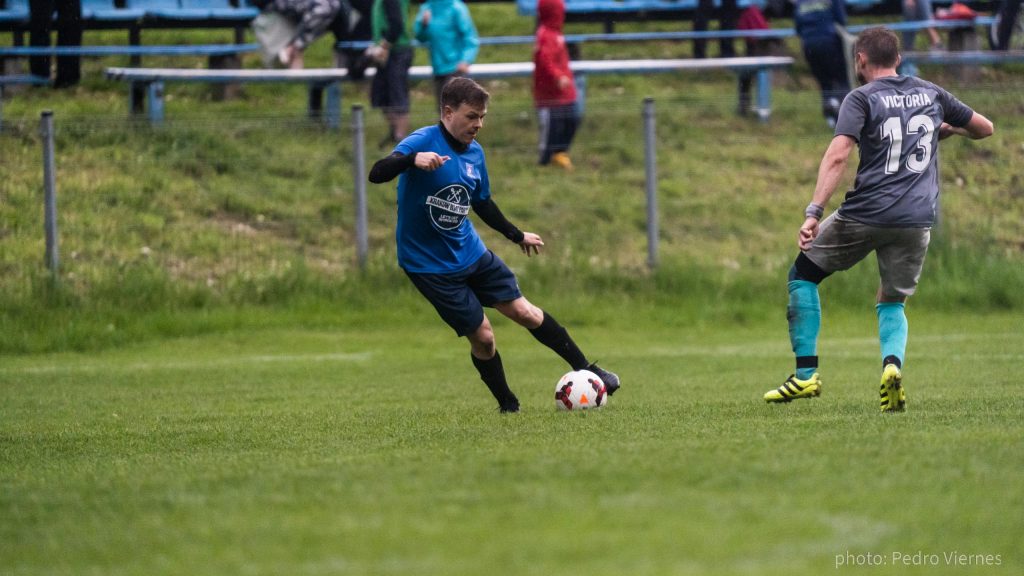 Enrico Forabosco of Krakow Dragoons FC vs Victoria