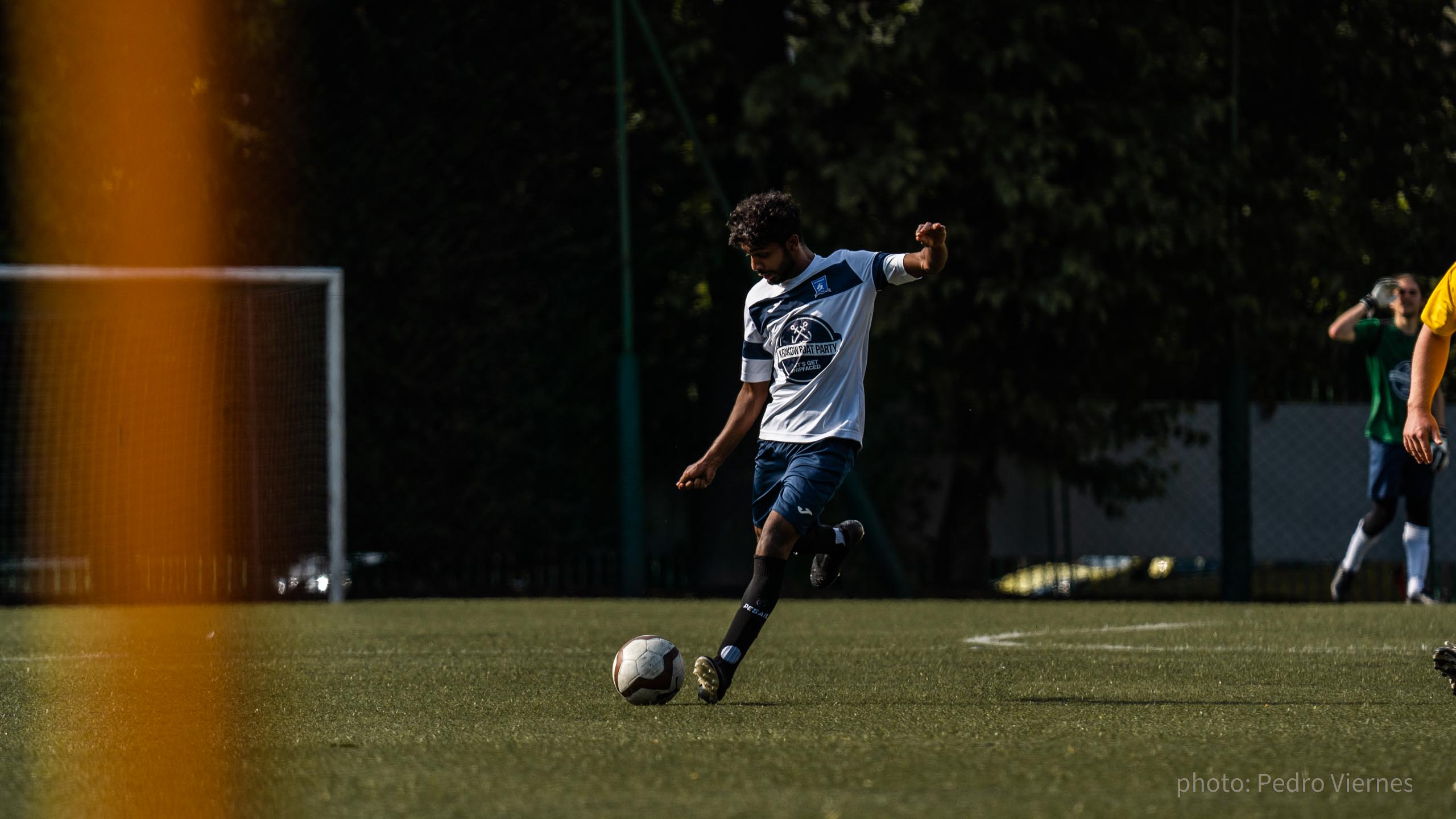 Rohit Chandran of Krakow Dragoons FC vs Albertus