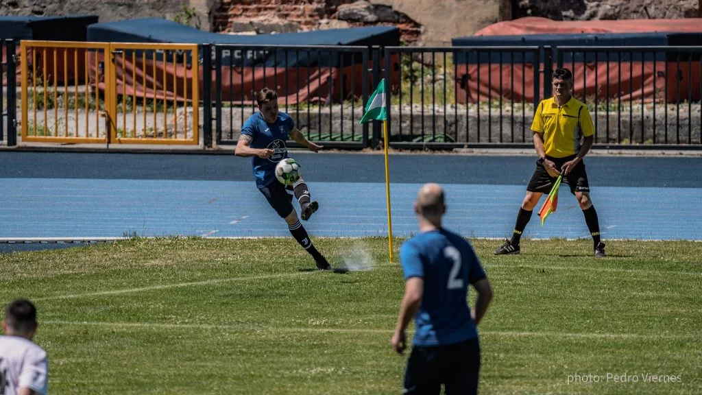 Enrico Forabosco of Krakow Dragoons FC vs Wawel