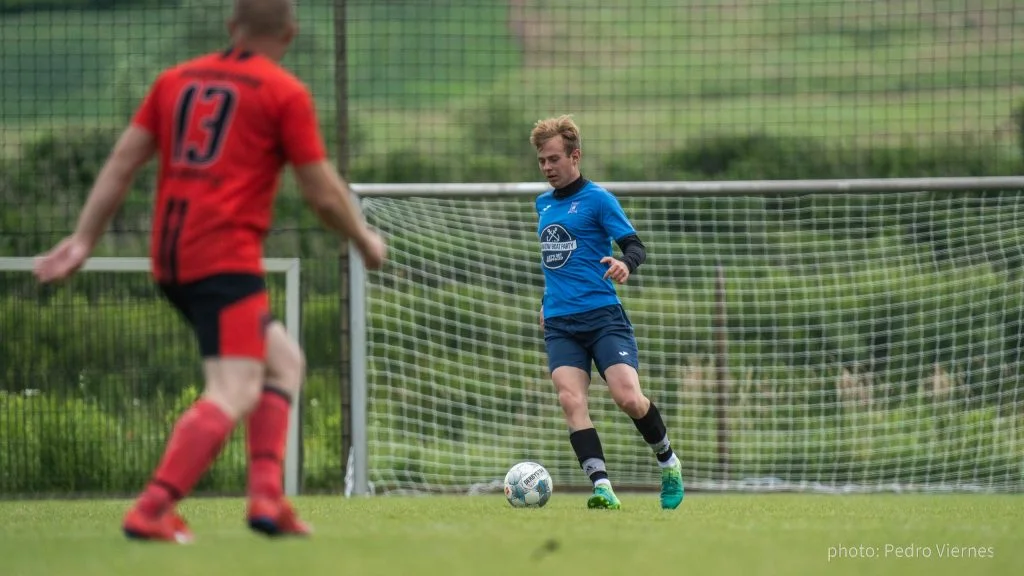 Oleksii Bilorukavyi of Krakow Dragoons FC vs Kaszowianka II