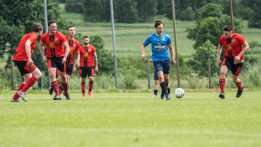 Mark Szczesnowicz of Krakow Dragoons FC vs Kaszowianka II
