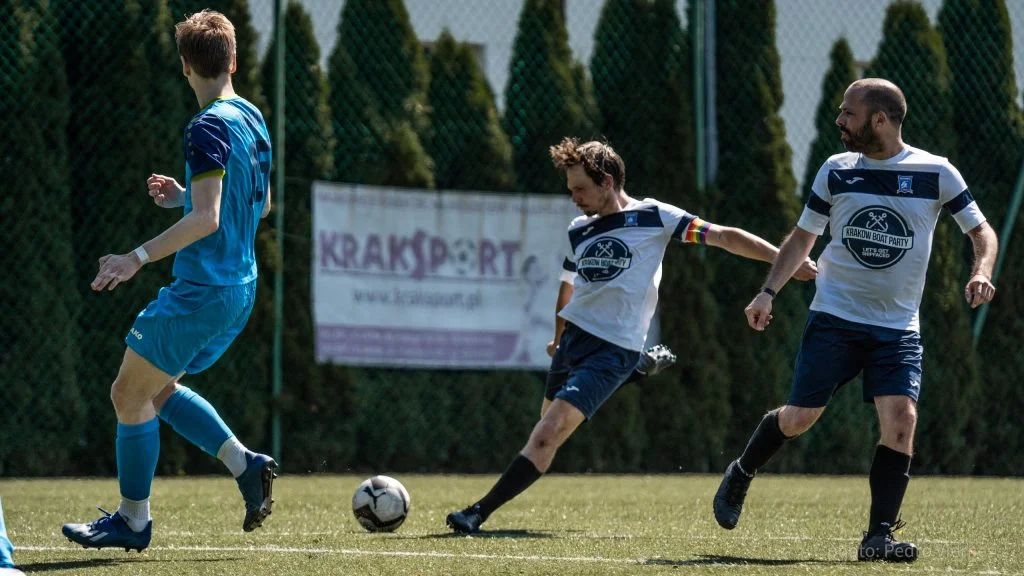 Mark Szczesnowicz of Krakow Dragoons FC vs Tramwaj