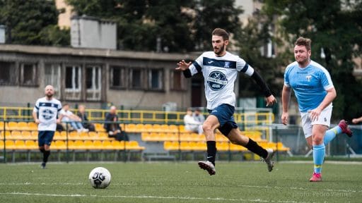 Yuri Samyonov of Krakow Dragoons FC vs Bronowicki