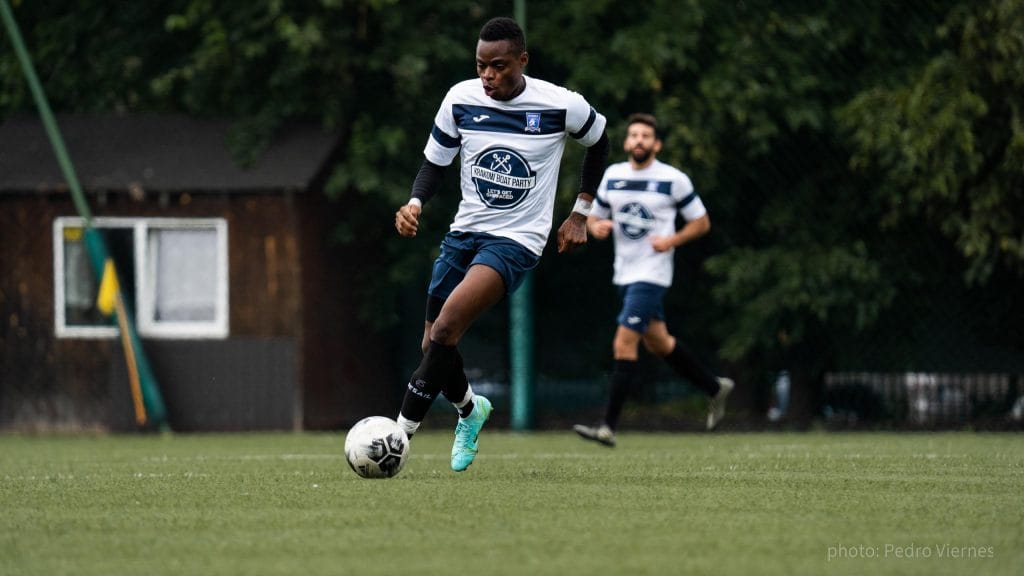 Flavio Nkola of Krakow Dragoons FC