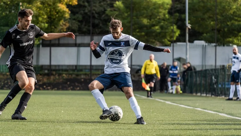 Yuri Samyonov of Krakow Dragoons FC vs Rybitwy