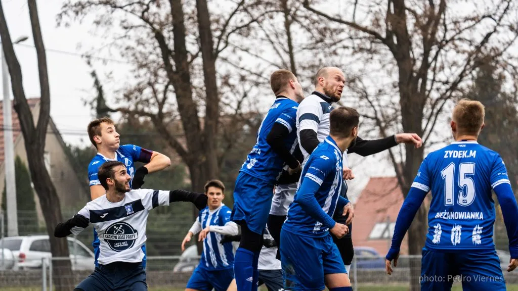 Aerial game at Krakow Dragoons FC vs Bieżanowianka II