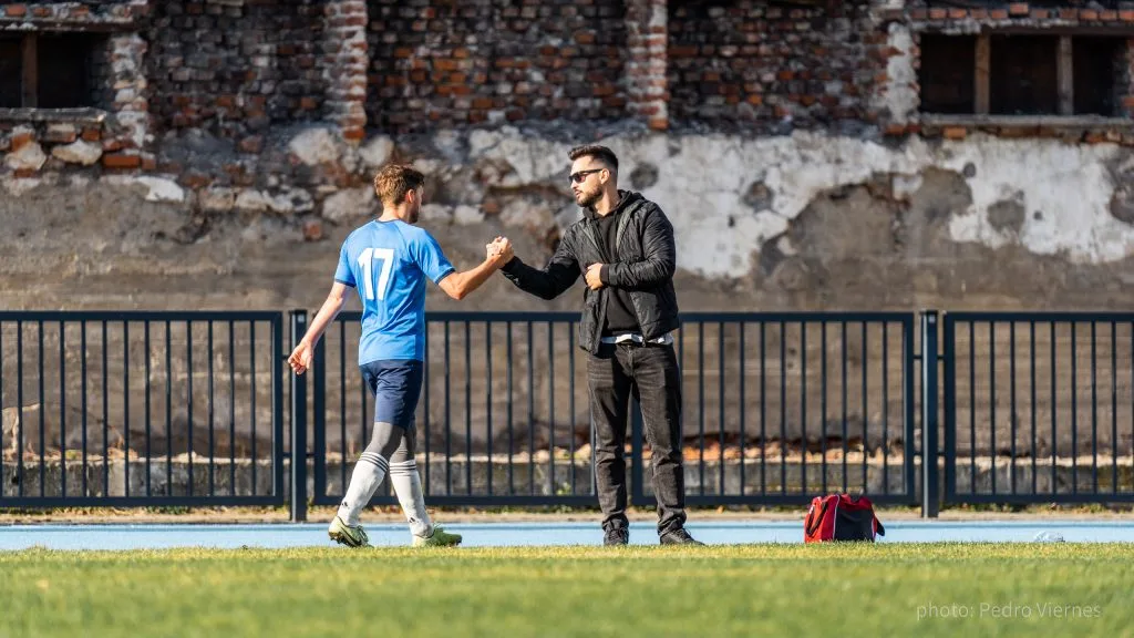 Krzysztof Musiał and Kuba Drobny of Krakow Dragoons FC