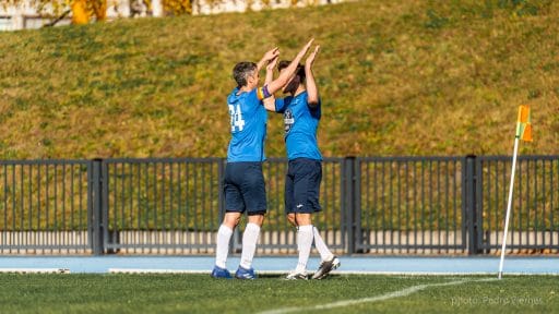 Krakow Dragoons FC celebrating a goal