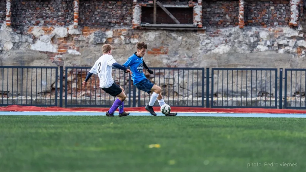 Martin Voženílek of Krakow Dragoons FC vs Wawel