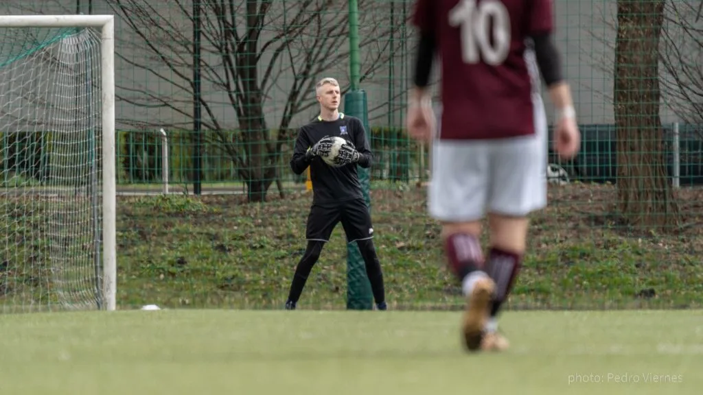 Jacob Biddlecombe of Krakow Dragoons FC