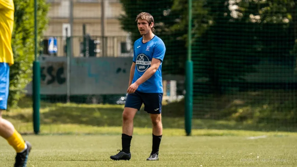 Mark Szczesnowicz of Krakow Dragoons FC vs Albertus