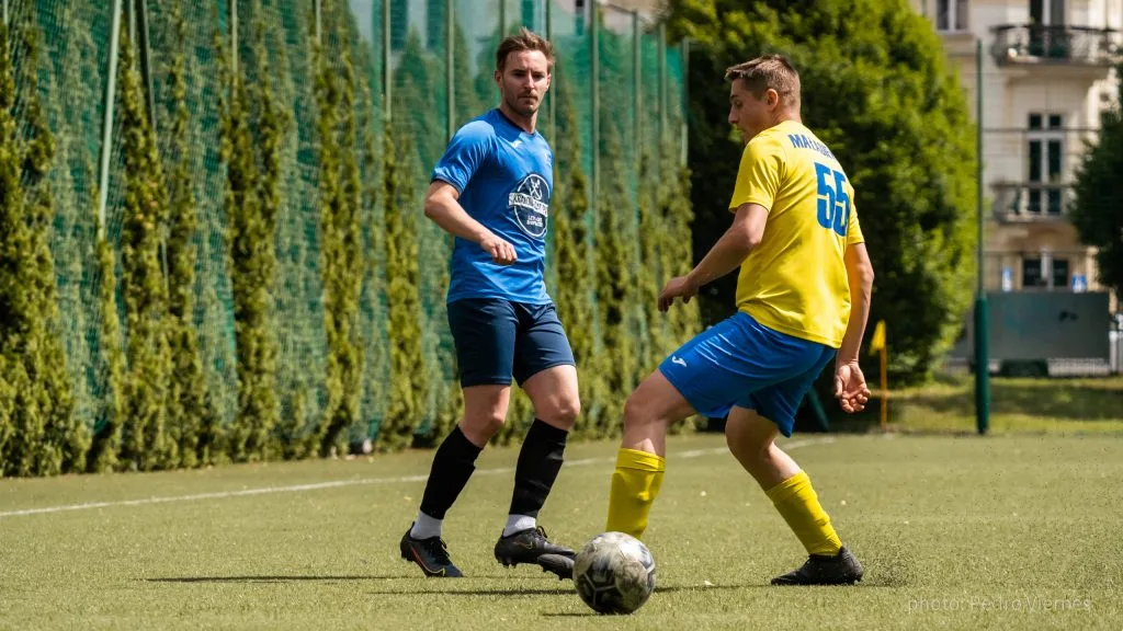 Robert Ambrosie of Krakow Dragoons FC vs Albertus