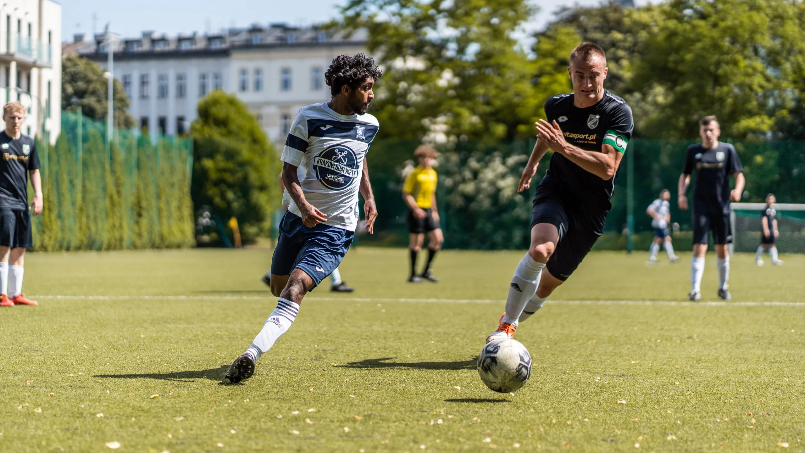 Rohit Chandran of Krakow Dragoons FC vs Wawel
