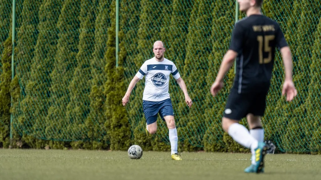 Alexey Zelenkin of Krakow Dragoons FC vs Wawel
