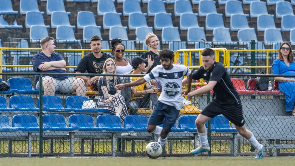 Rohit Chandran of Krakow Dragoons FC vs Wawel
