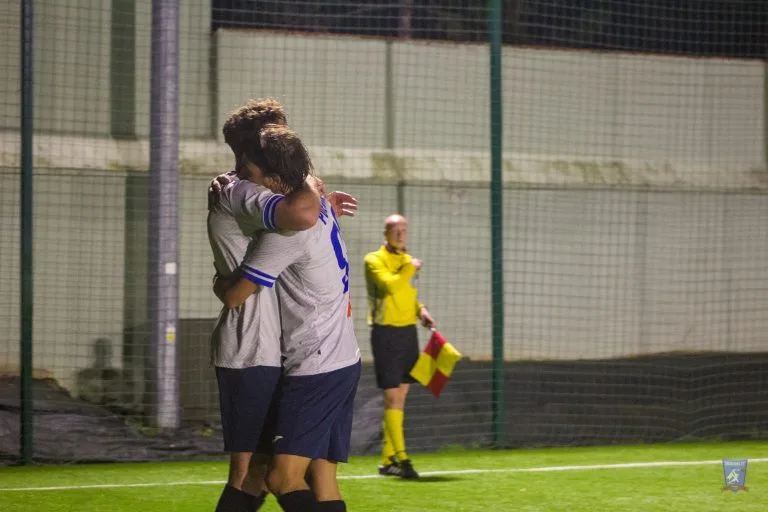 Krakow Dragoons FC celebrating a goal