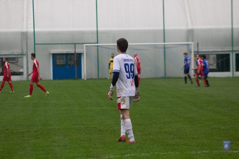 Marcin Obyrtacz of Krakow Dragoons FC vs Tramwaj