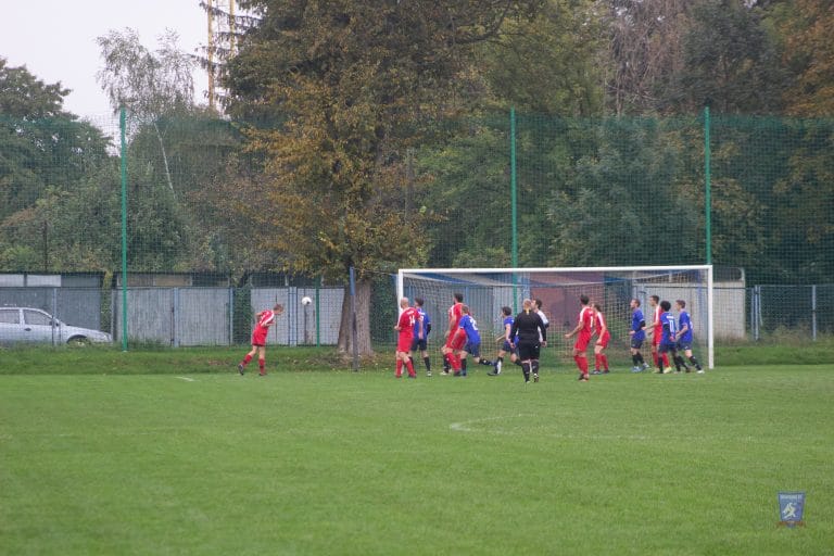 Tramwaj score a goal vs Krakow Dragoons FC