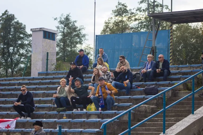 The fans at Krakow Dragoons FC vs Wanda