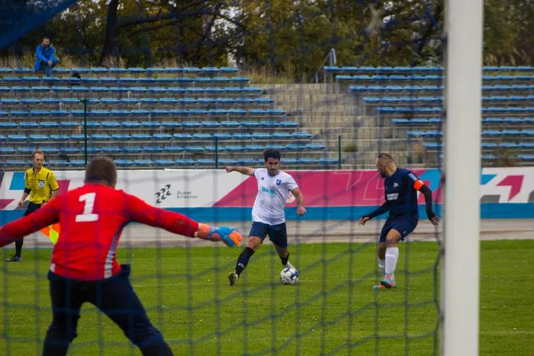 Joaquin Serrano of Krakow Dragoons FC vs Wanda