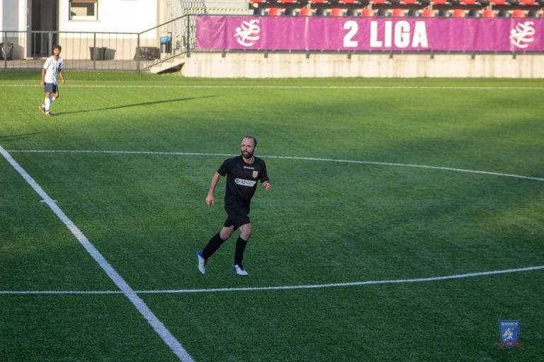 Gonçalo Rodrigues of Podgórze vs Krakow Dragoons FC