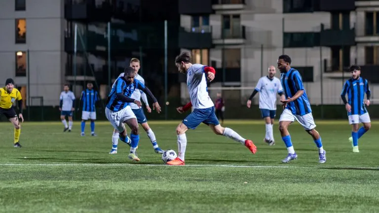 Alessandro Puerini of Krakow Dragoons FC vs Afc DWS