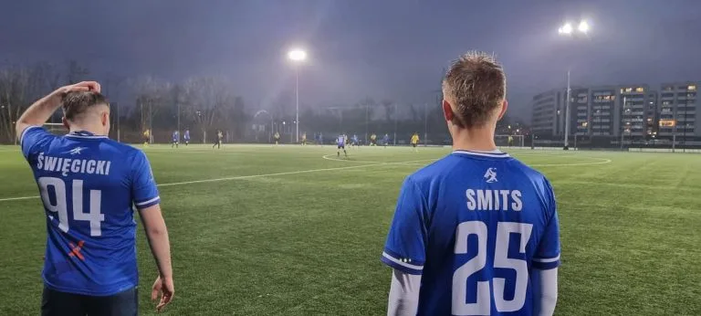 Błażej Święcicki and Rob Smits of Krakow Dragoons FC