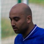 Ayoub Chardal of Krakow Dragoons FC during match warmup